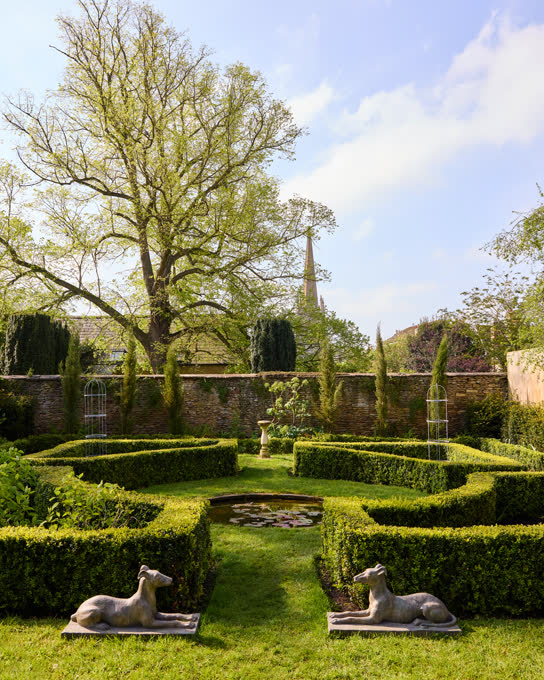Listing photo: the walled knot garden at Cotswolds Curated, Lechlade